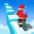 圣诞老人自行车大师游戏