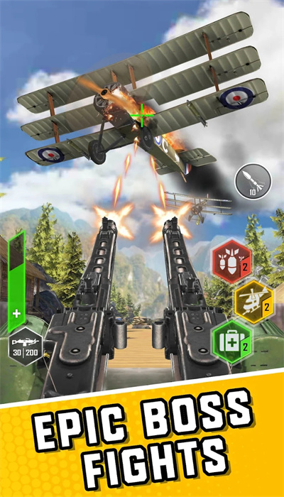 天空防御战争任务游戏汉化手机版图片1