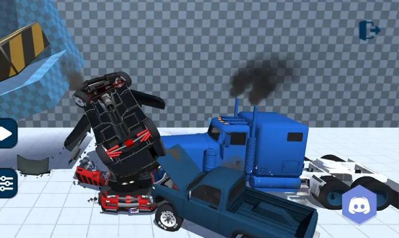 汽车撞击检测模拟器3D游戏