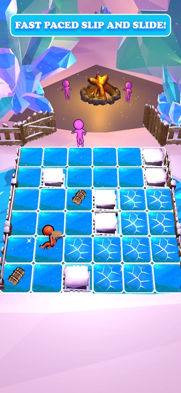 冰块滑行挑战游戏